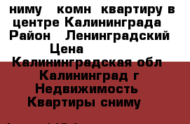 Cниму 1-комн. квартиру в центре Калининграда › Район ­ Ленинградский › Цена ­ 10 000 - Калининградская обл., Калининград г. Недвижимость » Квартиры сниму   